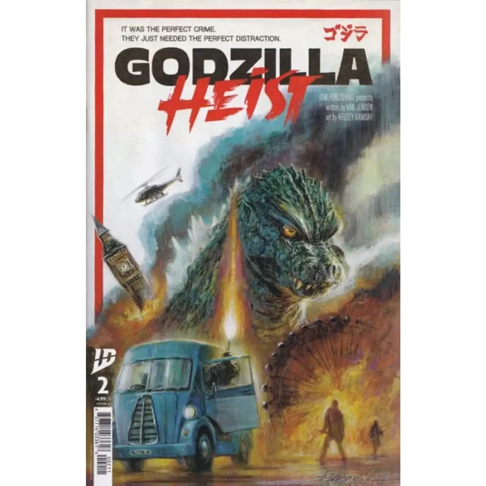 Godzilla: Heist 2A Bob Eggleton Regular - MOD Shop LLC