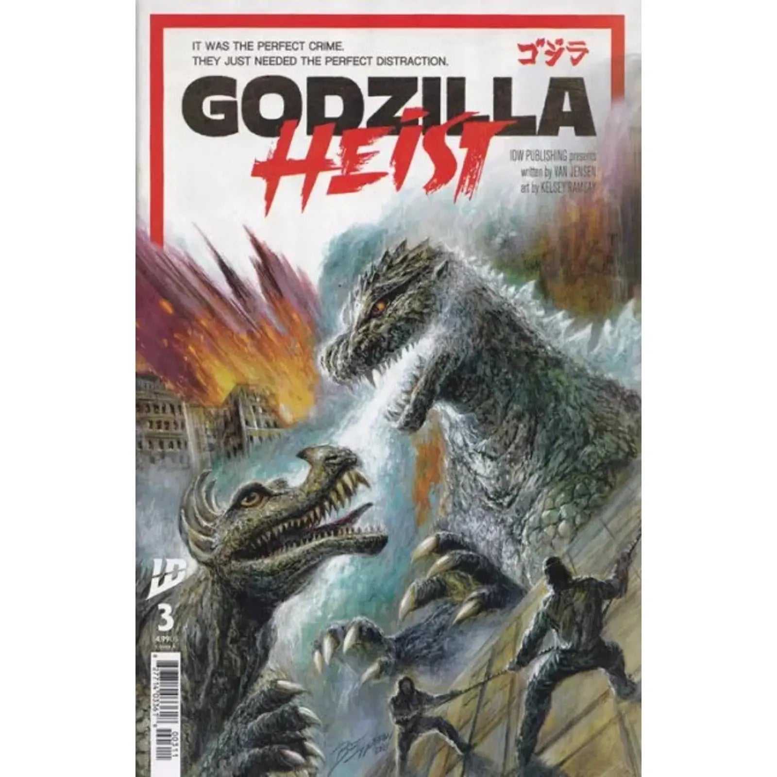 Godzilla: Heist 3A Bob Eggleton Regular - MOD Shop LLC