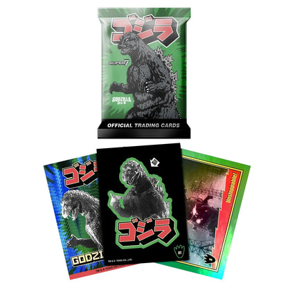 Godzilla Toho Foil Pack Trading Cards WV1 Showa - 24 packs per box - MOD Shop LLC