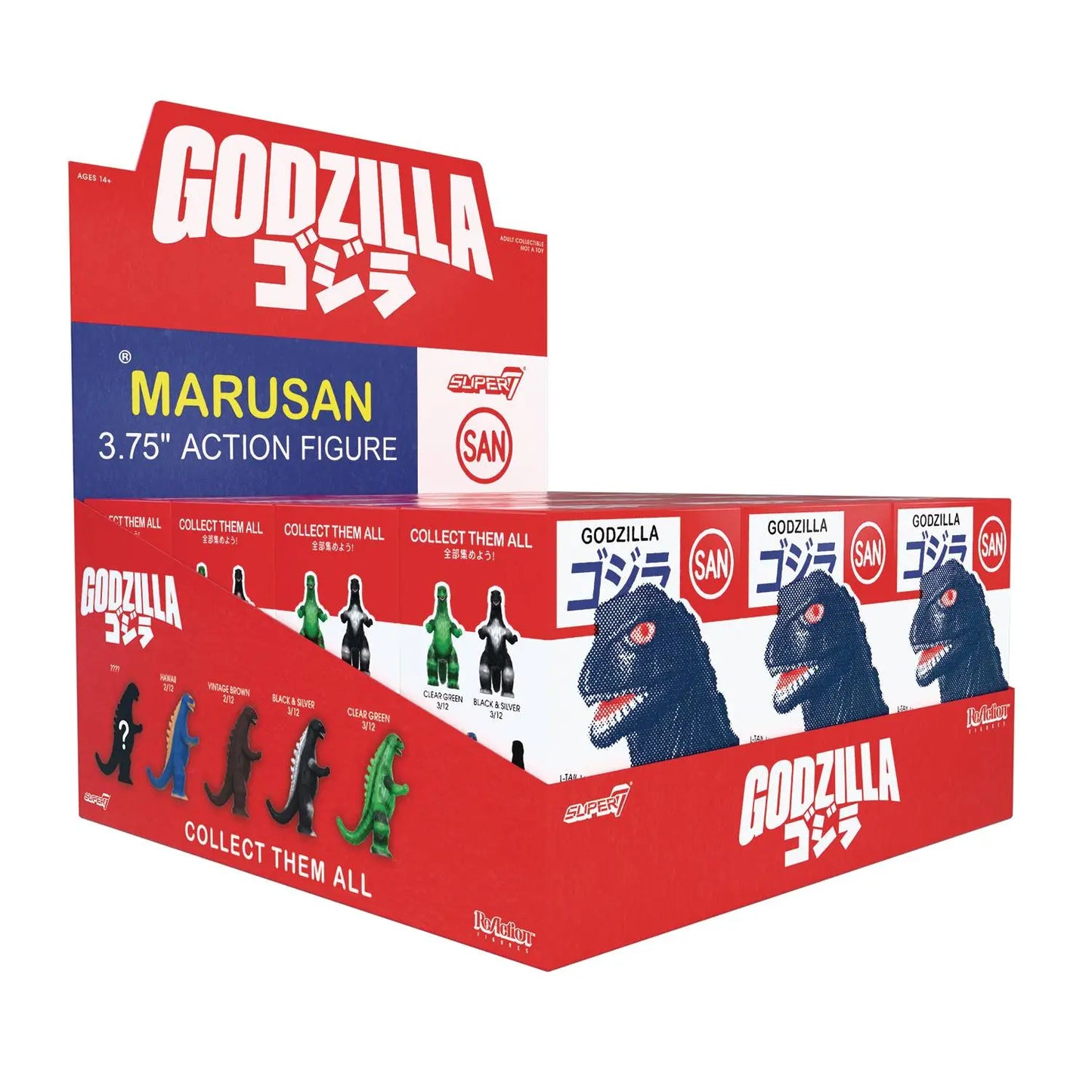 Godzilla Toho WV6 Marusan Action Figures - Random Individual Figure - MOD Shop LLC