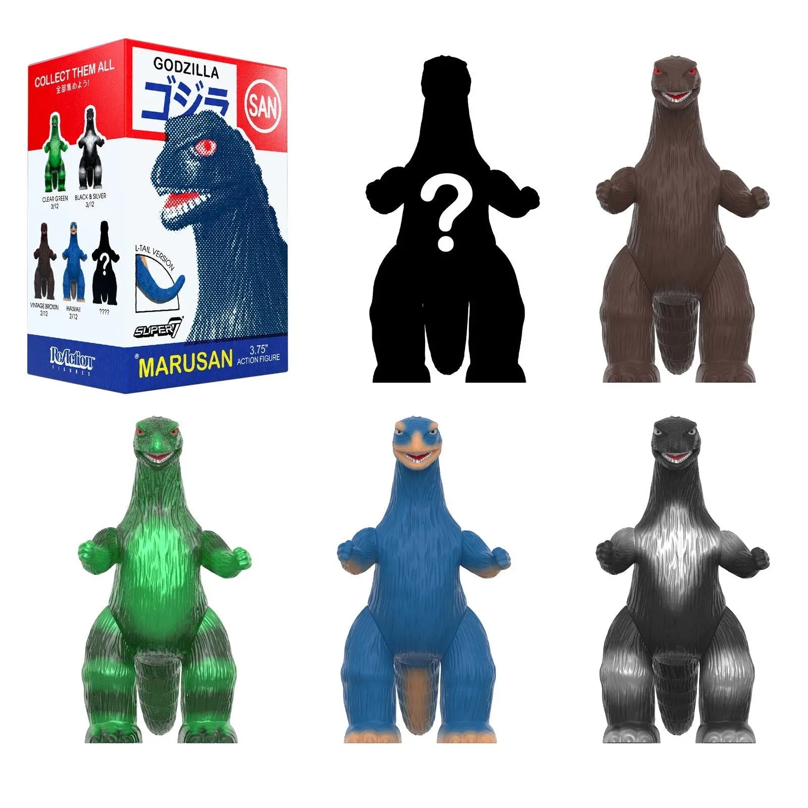 Godzilla Toho WV6 Marusan Action Figures - Random Individual Figure - MOD Shop LLC