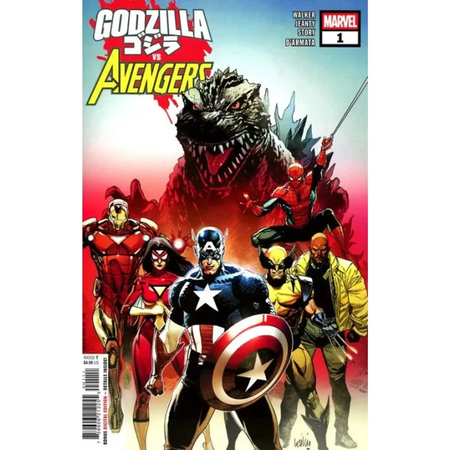 Godzilla vs. Avengers 1A Leinil Francis Yu Regular - MOD Shop LLC