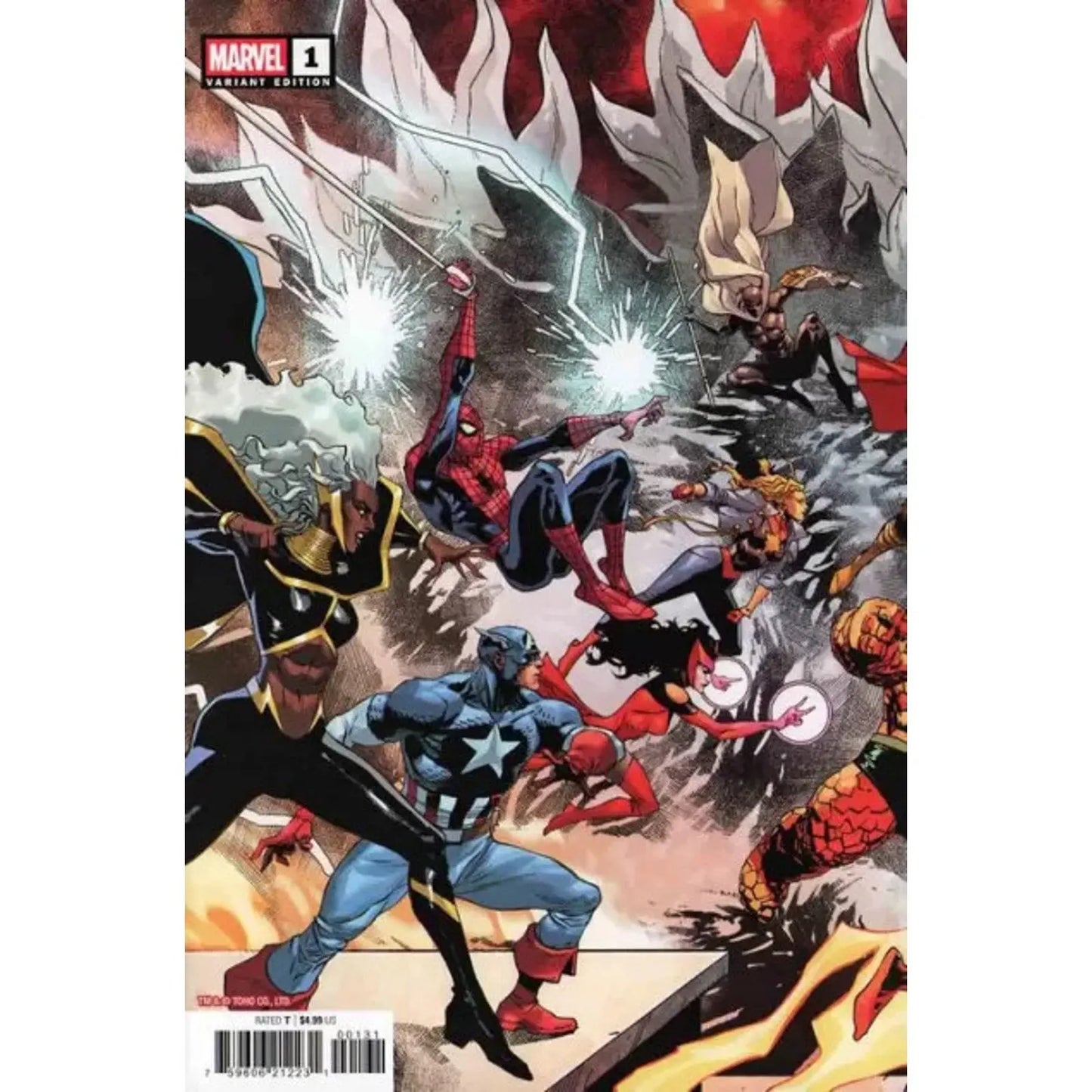 Godzilla vs. Fantastic Four 1C Leinil Francis Yu Wraparound Variant - MOD Shop LLC