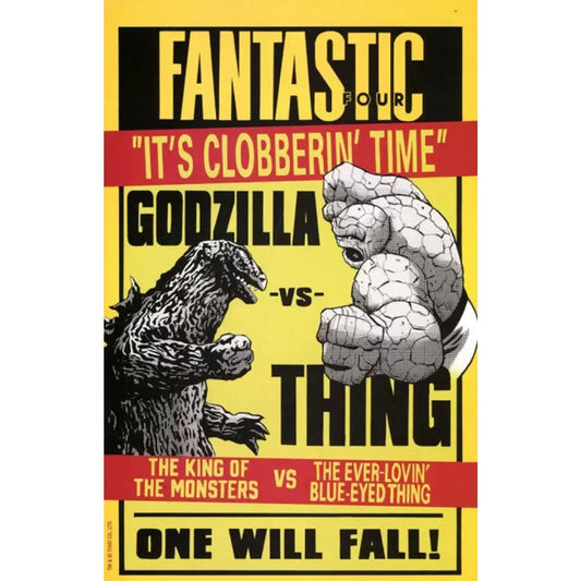 Godzilla vs. Fantastic Four 1E Lee Garbett Versus Variant - MOD Shop LLC