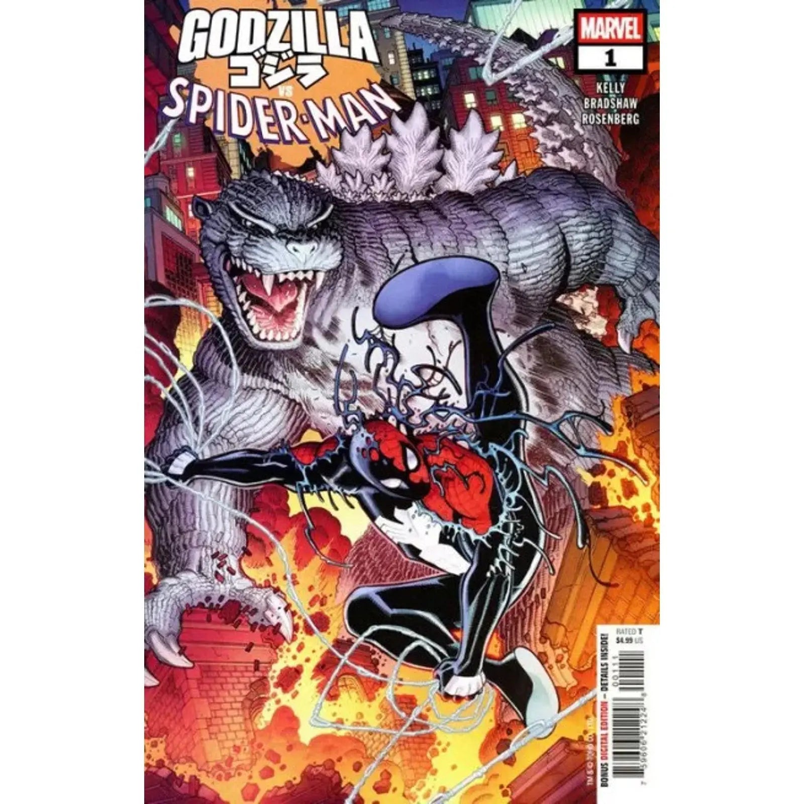 Godzilla vs. Spider - Man 1A Nick Bradshaw Regular - MOD Shop LLC