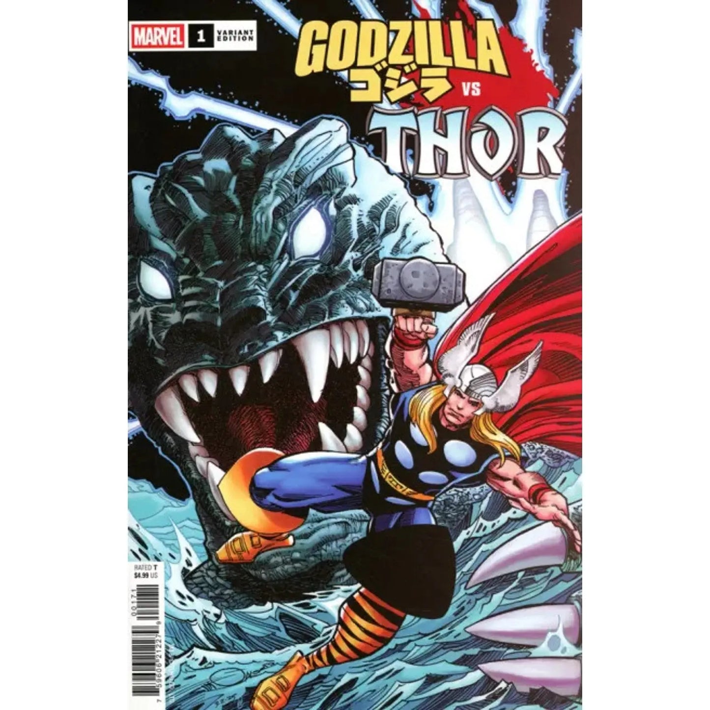 Godzilla Vs. Thor 1G Walt Simonson Variant - MOD Shop LLC