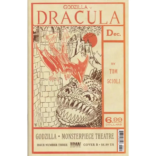 Godzilla's Monsterpiece Theatre 3B Tom Scioli Variant - MOD Shop LLC