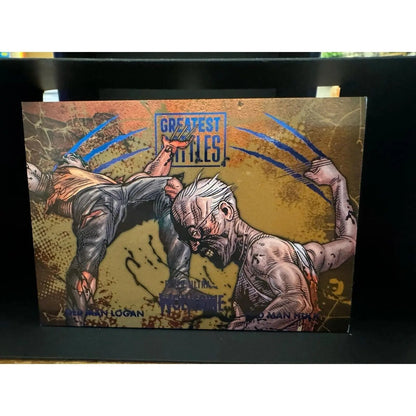 Greatest Battles GB - 22 BLUE FOIL Slash Parallel Fleer Ultra Wolverine 006/181 - MOD Shop LLC