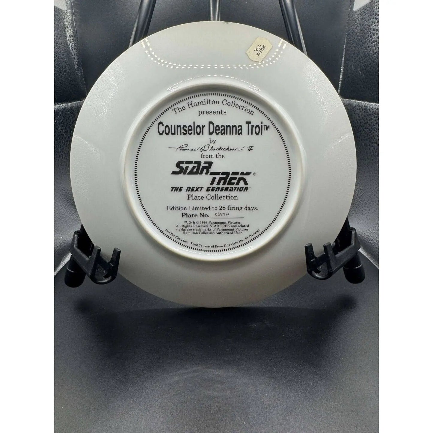 Hamilton Collection Star Trek The Next Generation Counselor Deanna Troi Ltd Ed - MOD Shop LLC