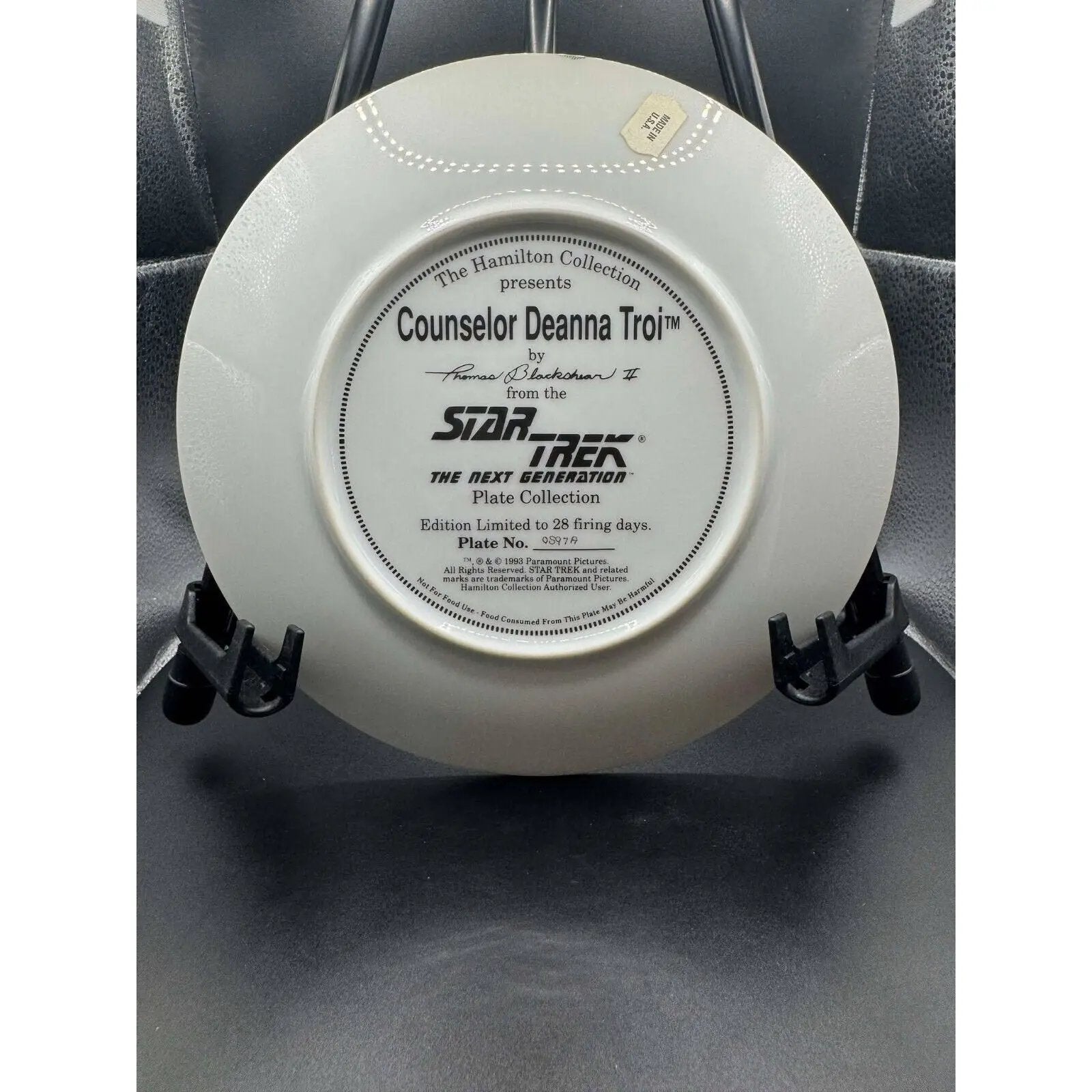 Hamilton Collection Star Trek The Next Generation Counselor Deanna Troi Ltd Ed - MOD Shop LLC