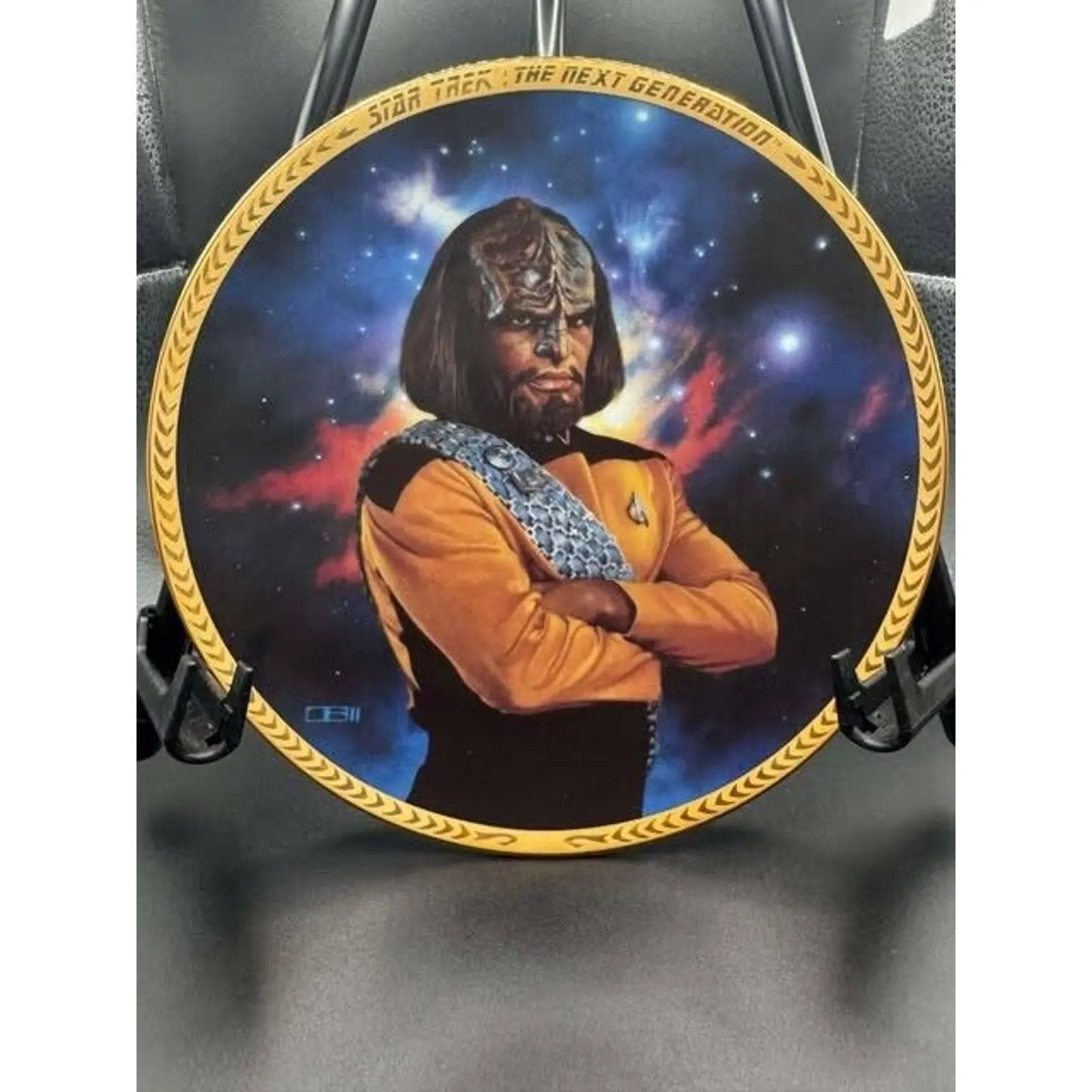 Hamilton Collection Star Trek The Next Generation Lieutenant Worf Plate #43640 - MOD Shop LLC
