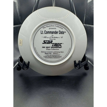 Hamilton Collection Star Trek The Next Generation Lt. Commander Data Ltd Ed - MOD Shop LLC