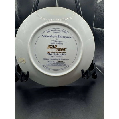 Hamilton Collection Star Trek The Next Generation Yesterday's Enterprise Ltd Ed - MOD Shop LLC