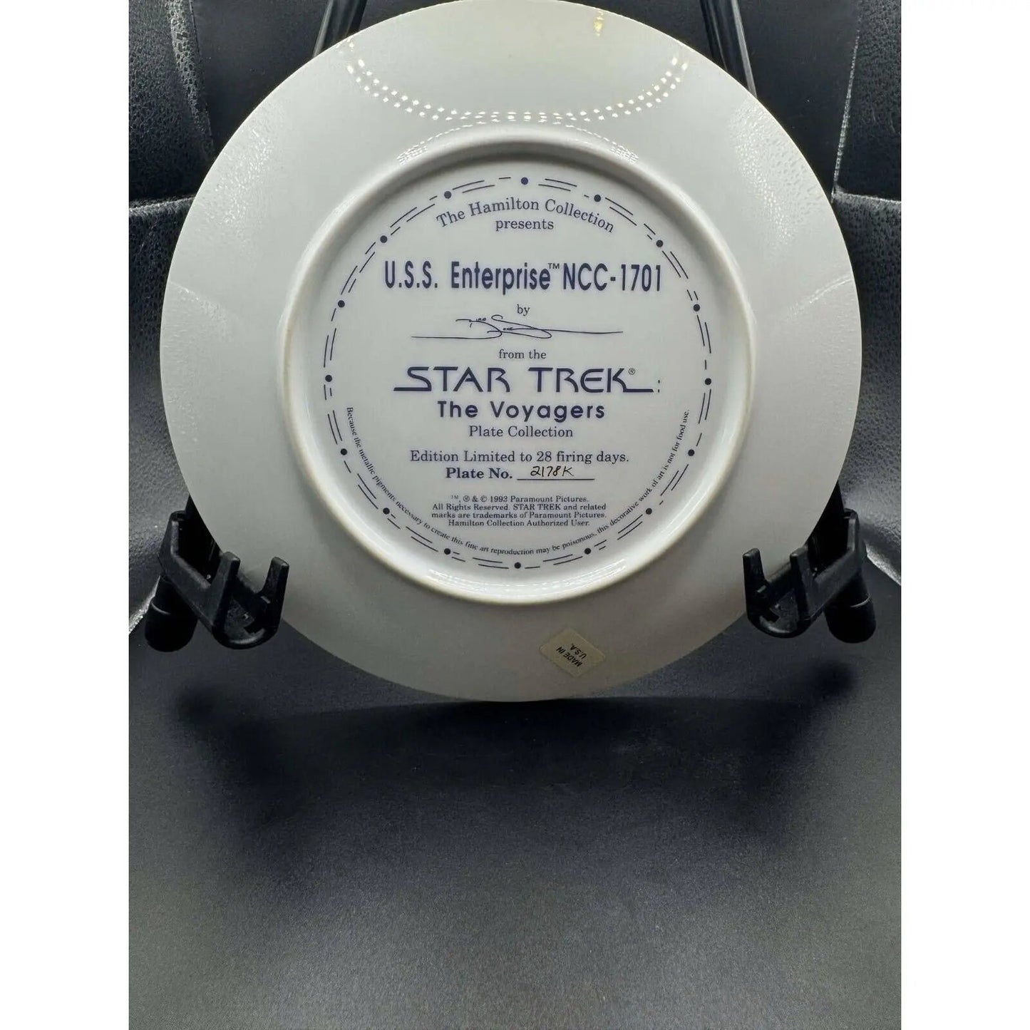 Hamilton Collection Star Trek The Voyagers U.S.S. Enterprise NCC - 1701 Ltd Ed - MOD Shop LLC