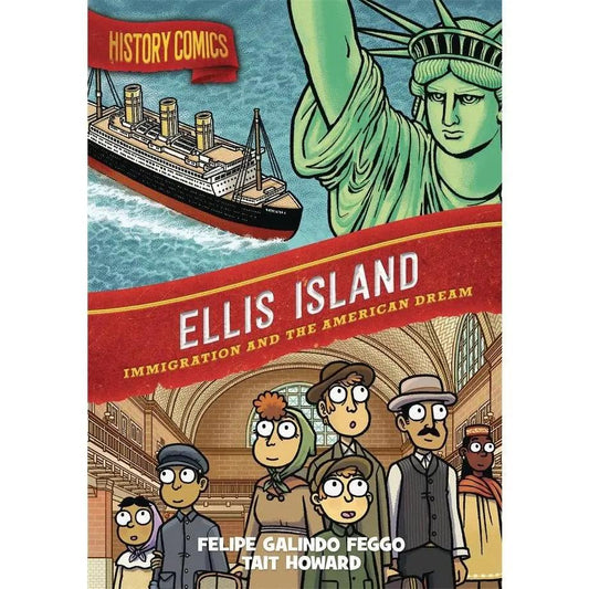 History Comics - Ellis Island - Hardcover Graphic Novel - MOD Shop LLC