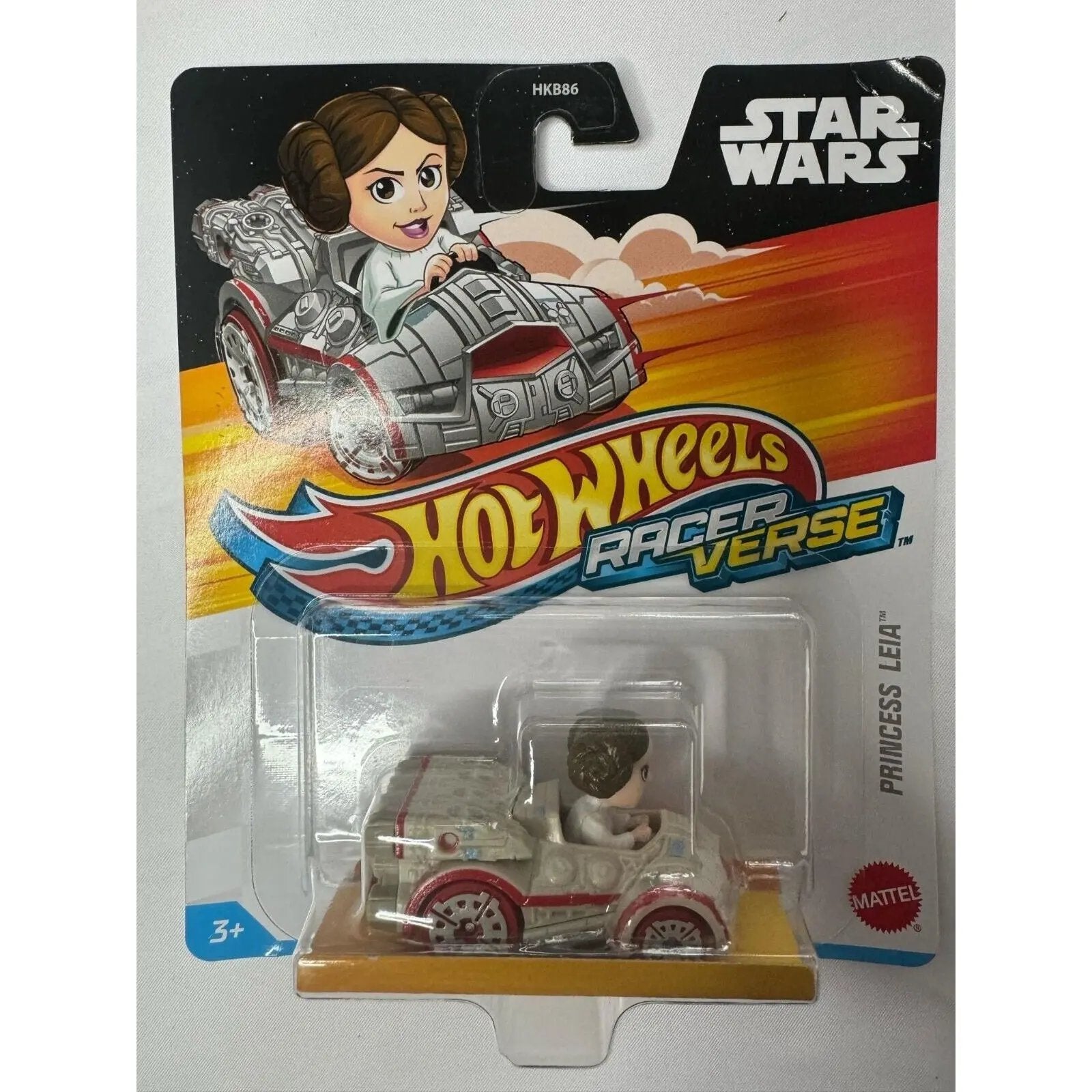 Hot Wheels RacerVerse Princess Leia in Tantiv IV Ship Die Cast - MOD Shop LLC
