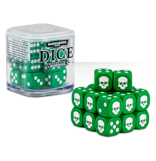 Citadel 12mm Dice Set – Green (Warhammer 40,000 and Age of Sigmar)