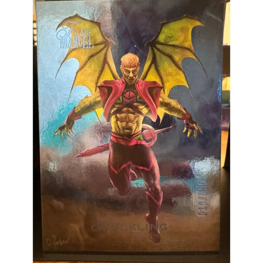 Hulkling Marvel Fleer Flair Winter Flair Parallel 019/199 Card #86 - MOD Shop LLC