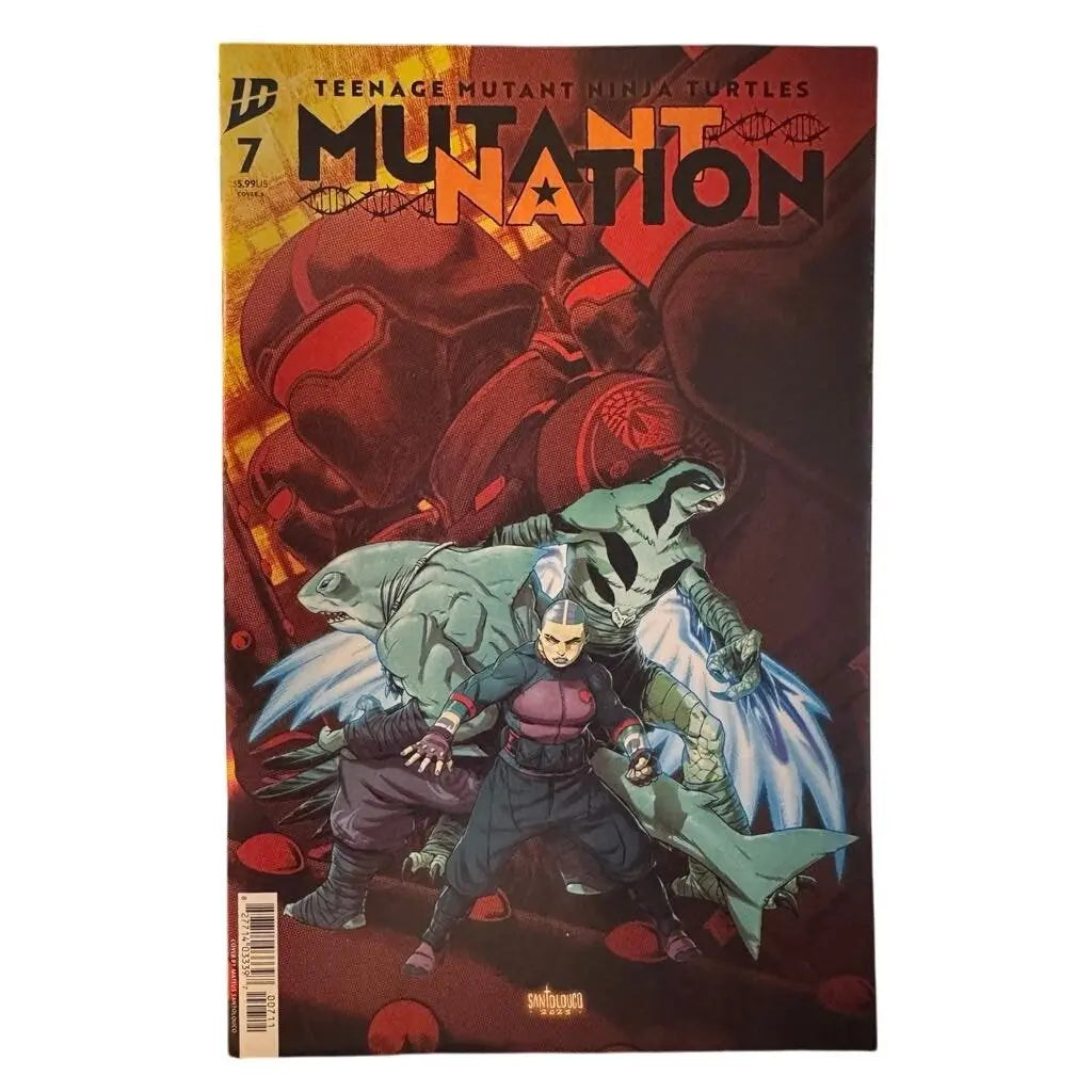 IDW - Teenage Mutant Ninja Turtles Mutant Nation 7 - Santolouco Cover - MOD Shop LLC