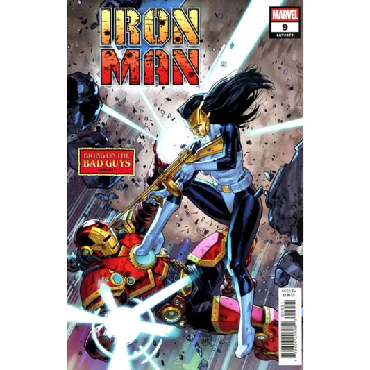 Iron Man, Vol. 7 9B Carlos Gomez Bring on the Bad Guys Variant - MOD Shop LLC