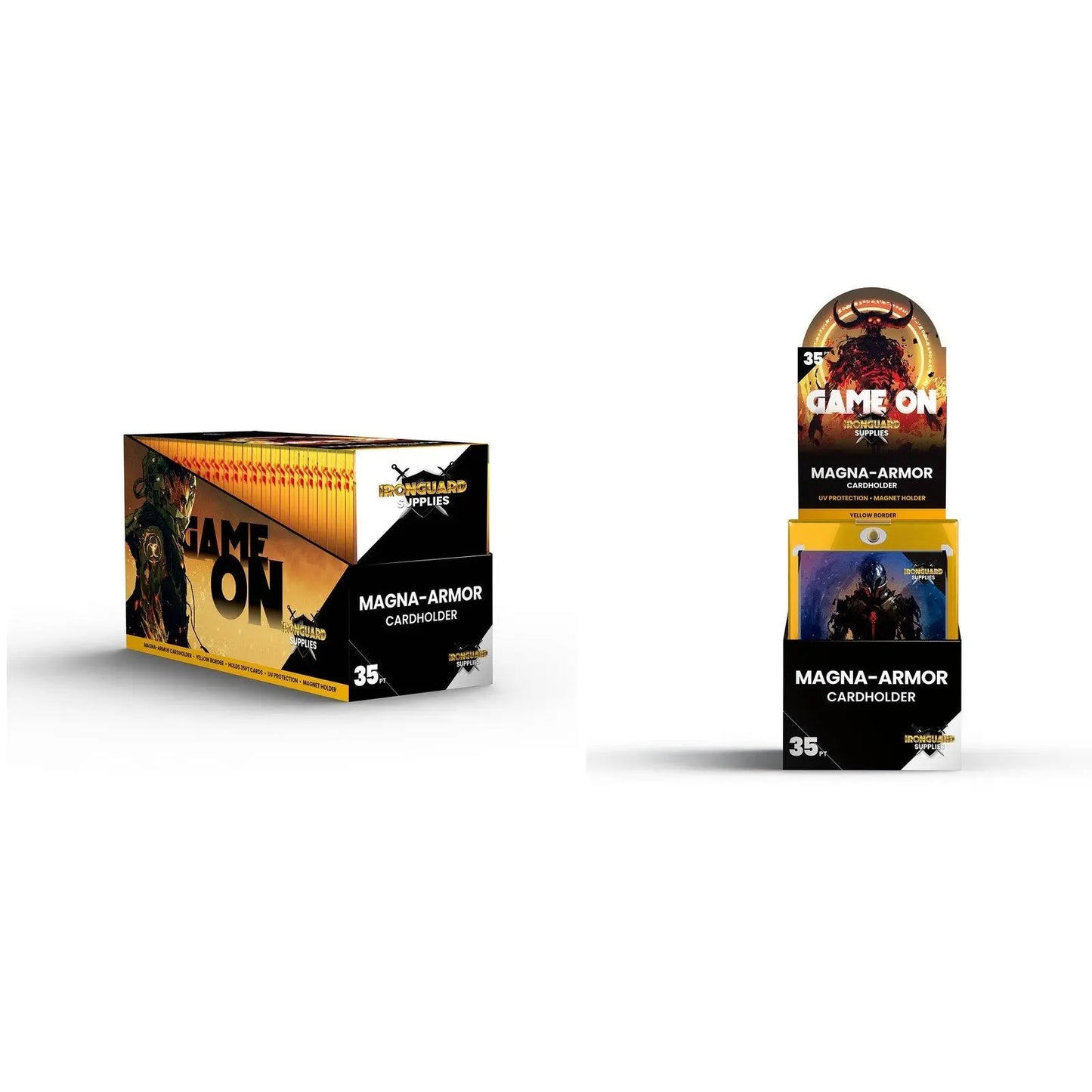 Ironguard Magna Armor 35 pt Magnetic Holder - Yellow Border (Sealed Box) - MOD Shop LLC