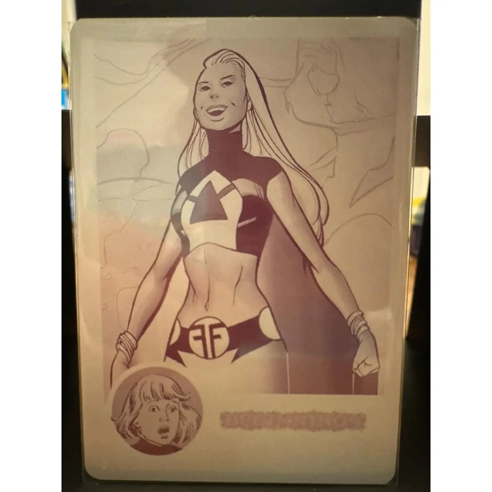 Lightspeed Magenta Printing Plate 1/1 Marvel Beginnings Volume 2 Series 2 - MOD Shop LLC