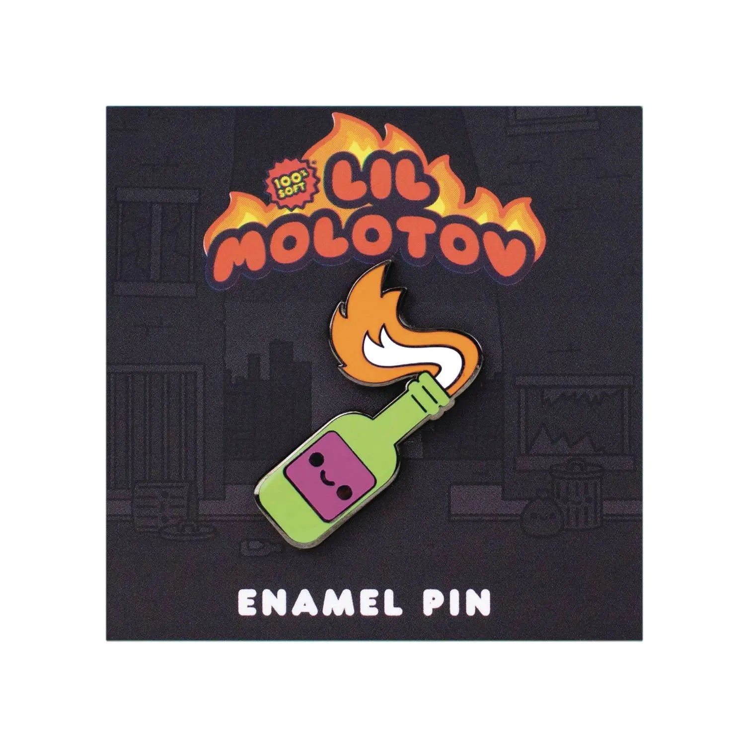 Lil Molotov 0.9 in Pin from 100% Soft - MOD Shop LLC