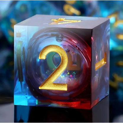 Liquid Core Dice Star Cluster 7 pc Set - MOD Shop LLC