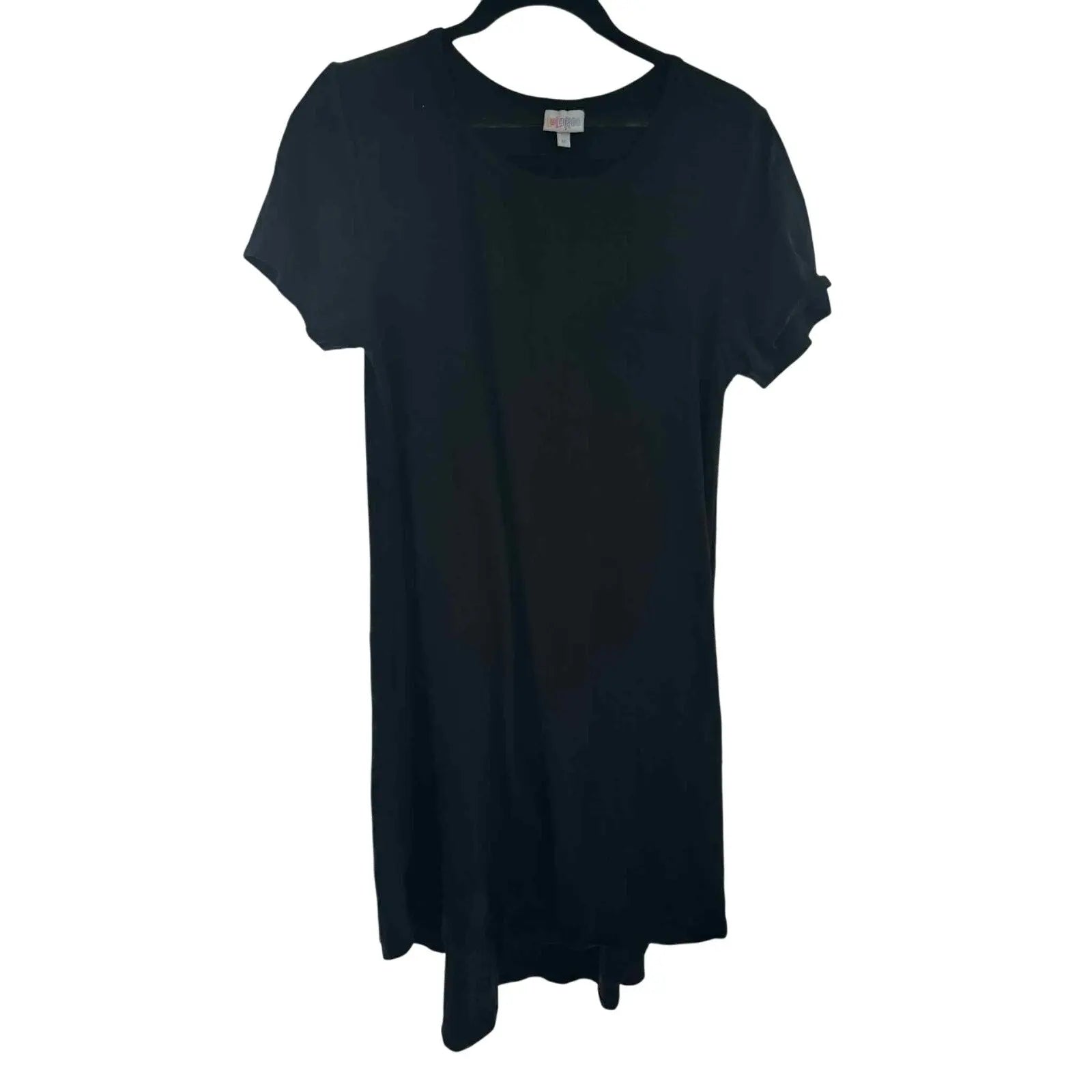 LuLaRoe Carly Dress – Solid Black, Size M (Preowned, Excellent Condition) - MOD Shop LLC