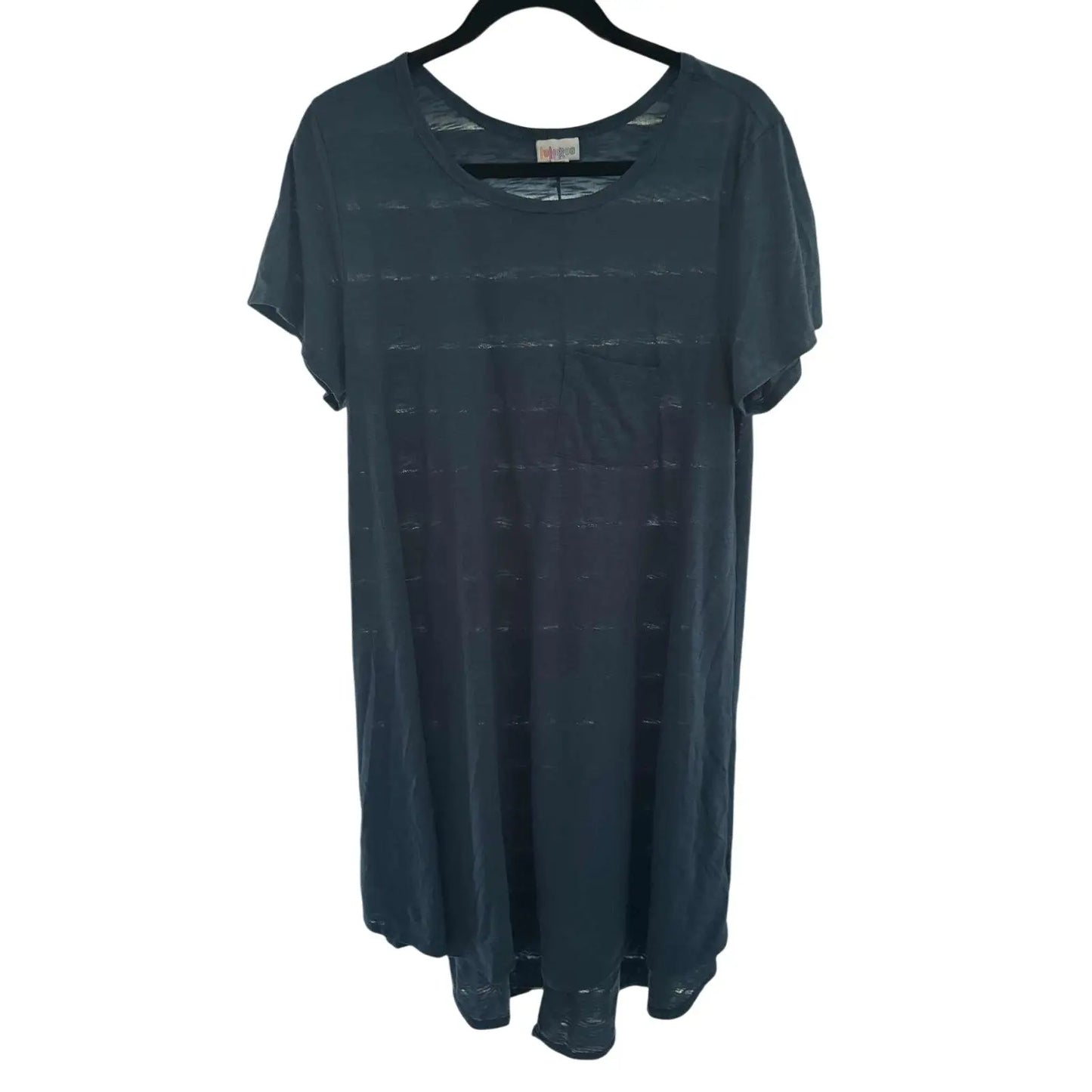 LuLaRoe Carly Dress – Teal Heathered, Size M (Preowned, Excellent Condition) - MOD Shop LLC