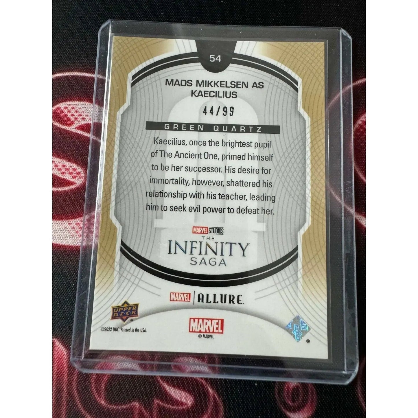 Mads Mikkelsen as Kaecilius Marvel Allure Green Quartz 44/99 - MOD Shop LLC