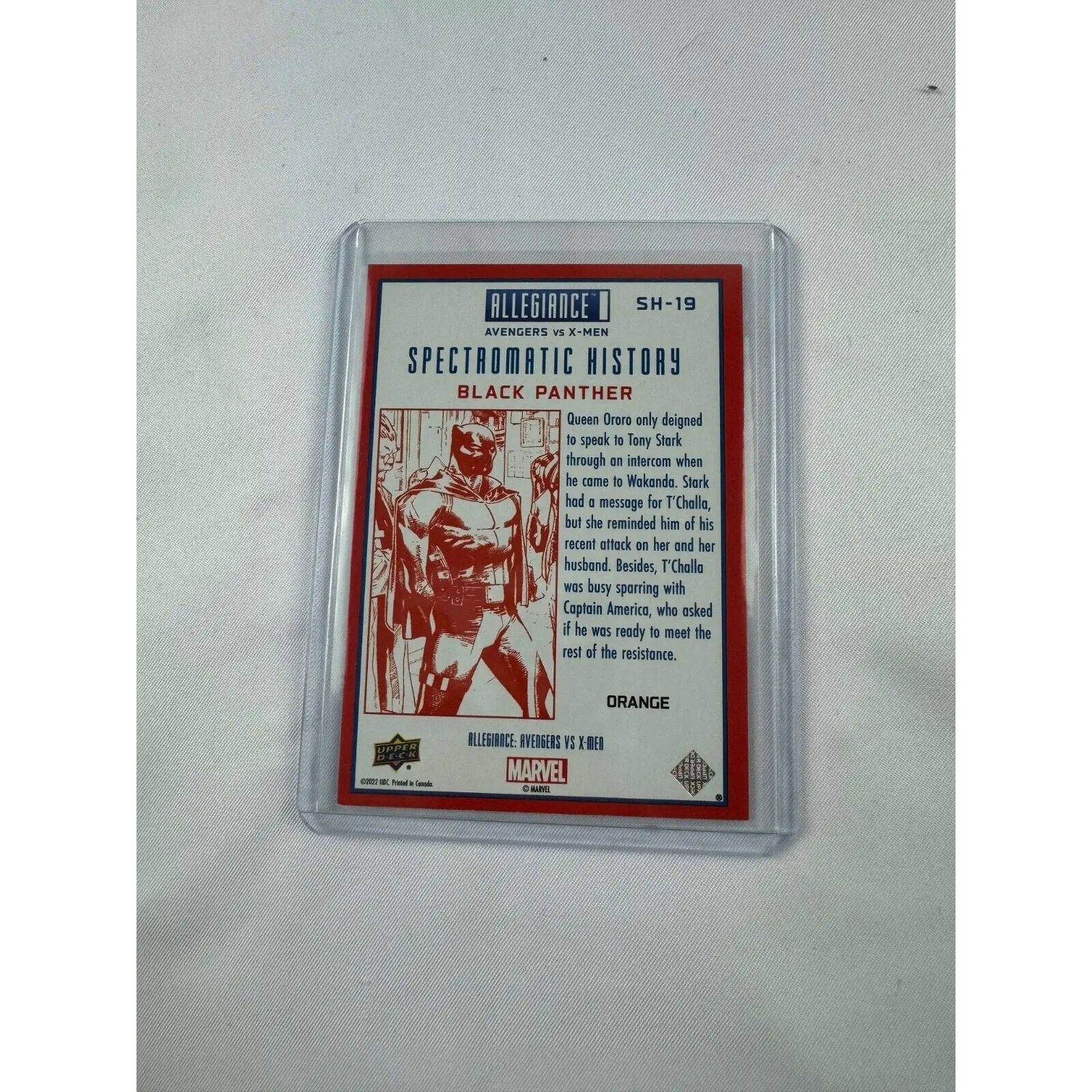 Marvel Allegiance: Avengers vs. X - Men Spectromatic History Black Panther 59/250 - MOD Shop LLC