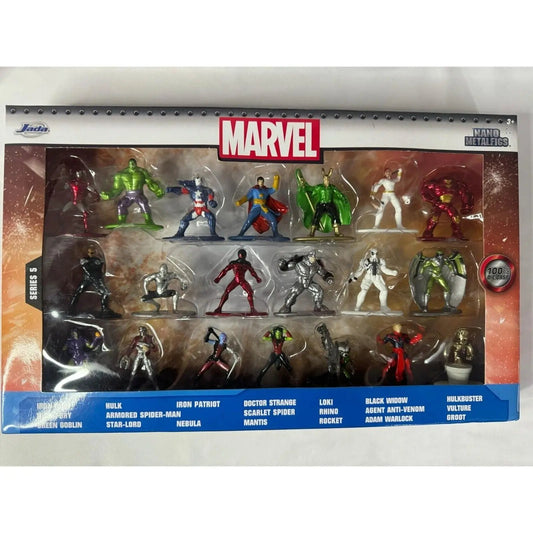 Marvel Avengers & Spider - Man Nano Metalfigs 20 - Pack Collector's Set Original Box - MOD Shop LLC