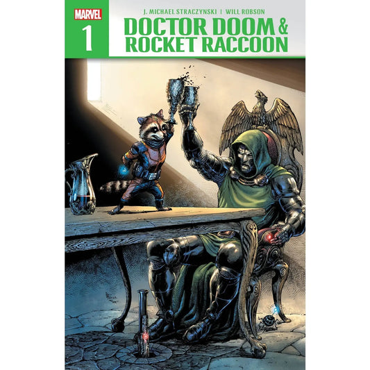 Marvel Comics - Doctor Doom & Rocket Raccoon #1 Base Cover - MOD Shop LLC