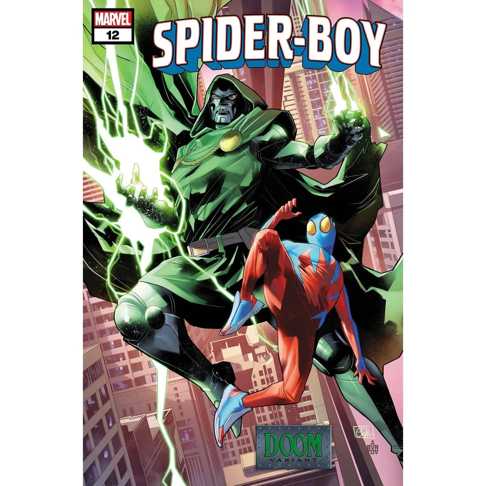 Marvel Comics - Spider - Boy #12 Edwin Galmon Doom Variant - MOD Shop LLC