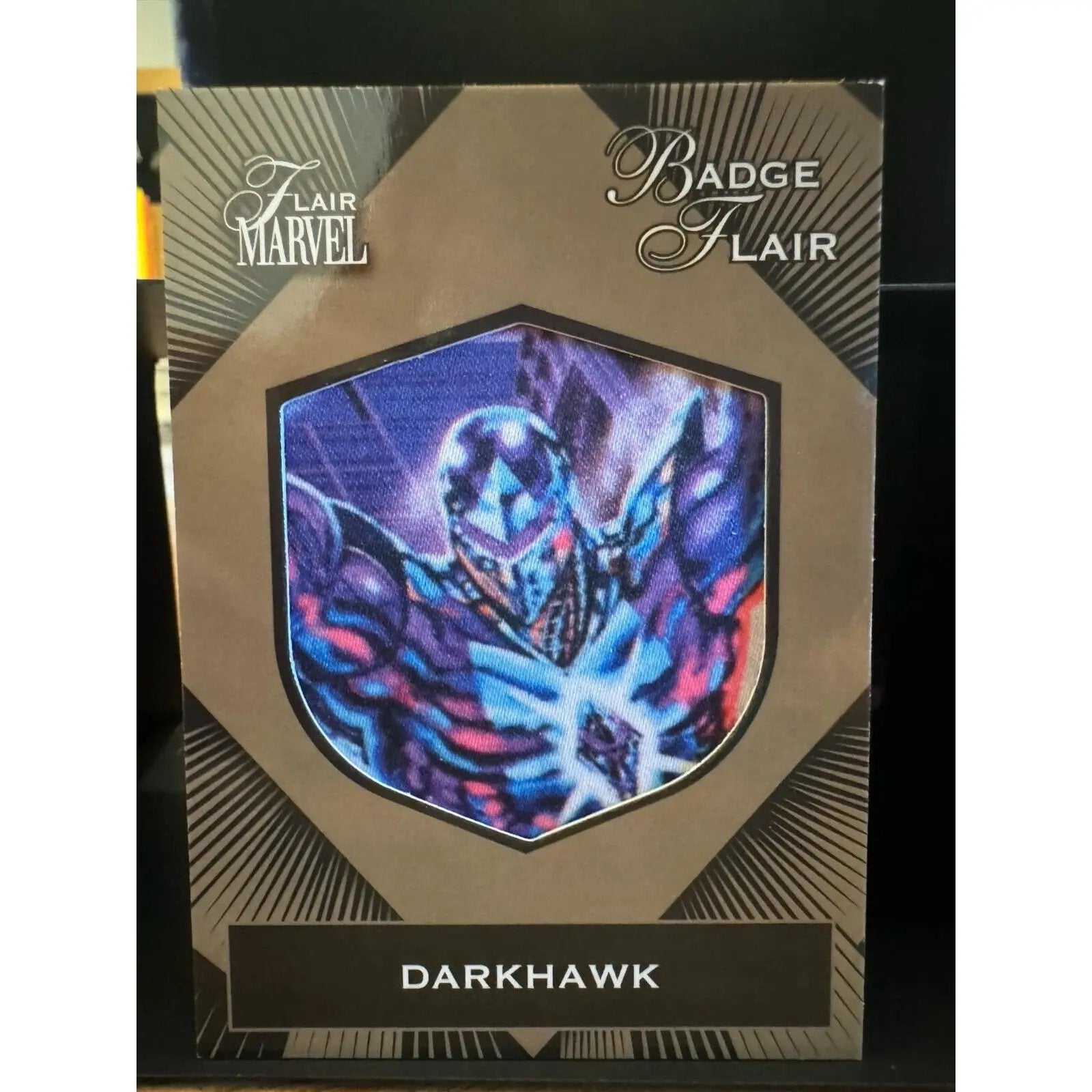 Marvel Flair BADGE FLAIR Insert Darkhawk PFB - 7 - MOD Shop LLC