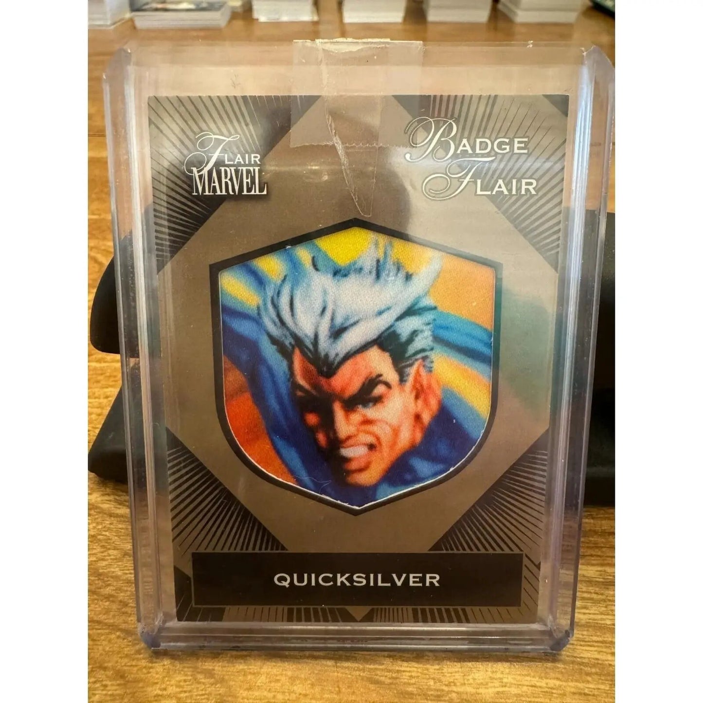 Marvel Flair BADGE FLAIR Insert Quicksilver PFB - 18 - MOD Shop LLC