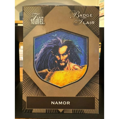Marvel Flair BADGE FLAIR Level 1 Insert Namor PFB13 1:38 - MOD Shop LLC