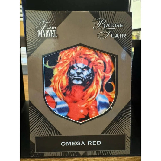 Marvel Flair BADGE FLAIR Level 1 Insert Omega Red PFB14 1:38 - MOD Shop LLC