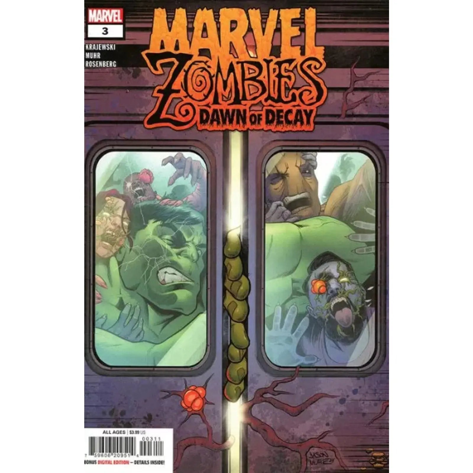 Marvel Zombies: Dawn of Decay 3A Jason Muhr Regular - MOD Shop LLC