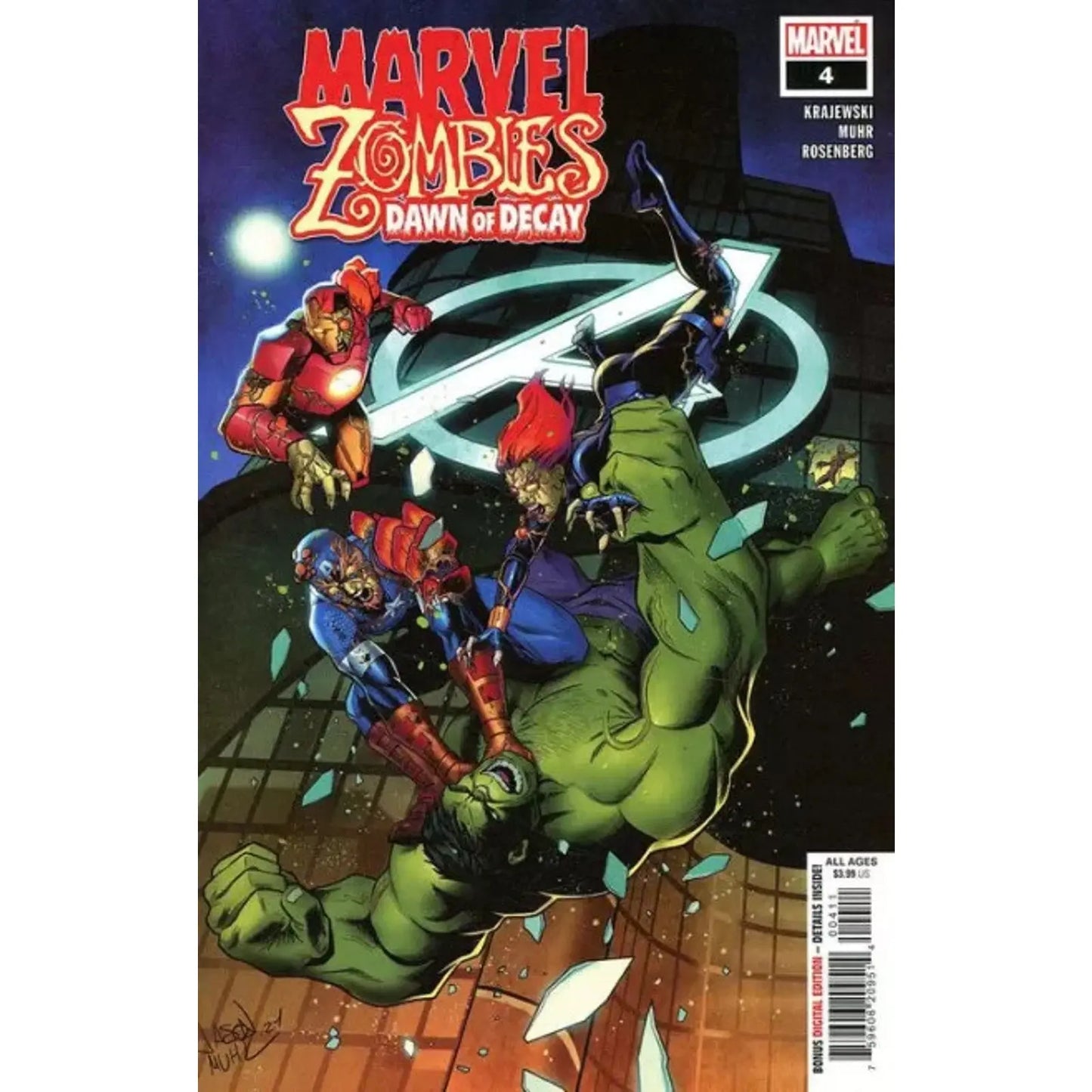 Marvel Zombies: Dawn of Decay 4A Jason Muhr Regular - MOD Shop LLC