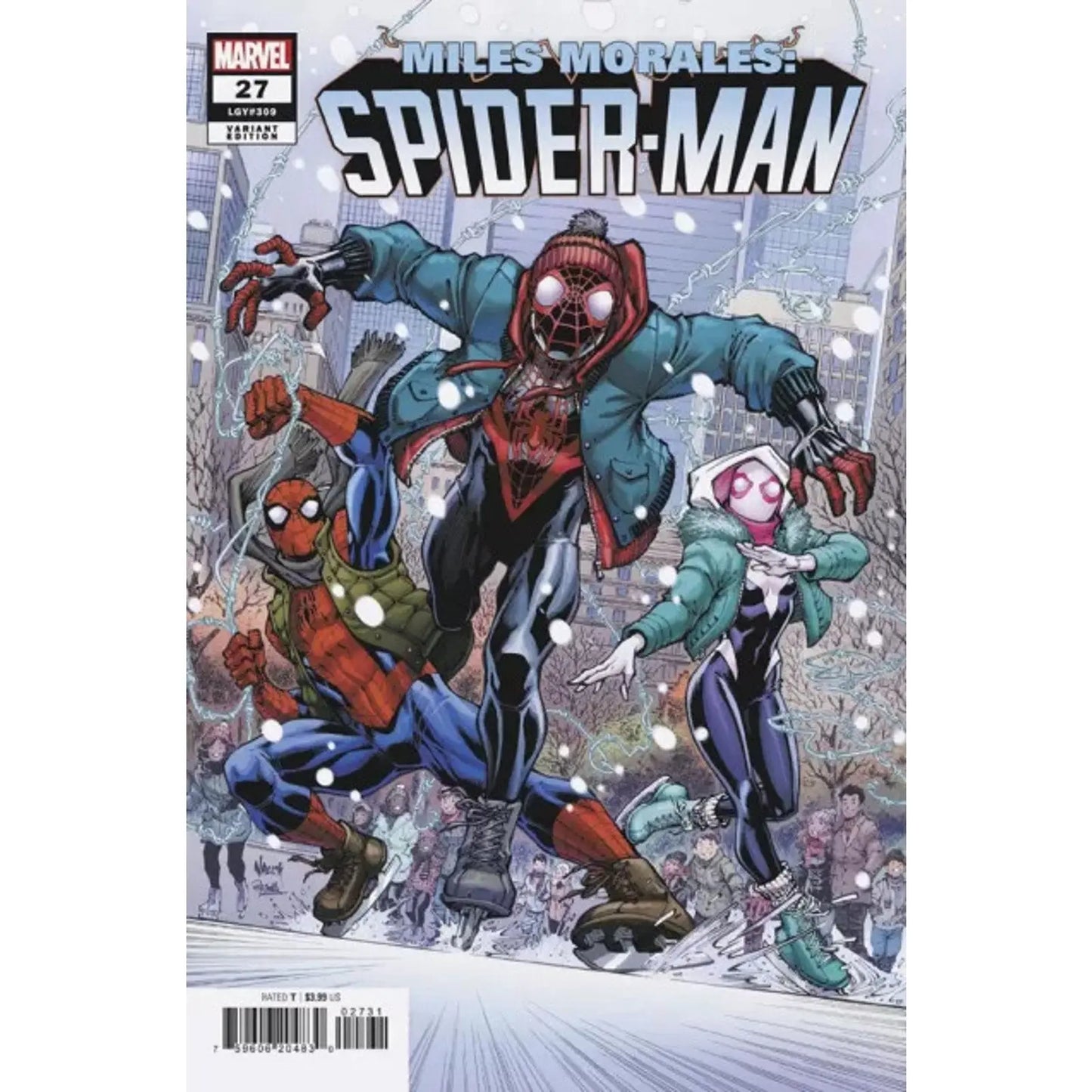 Miles Morales: Spider - Man, Vol. 2 27C Todd Nauck Winter Holiday Variant - MOD Shop LLC
