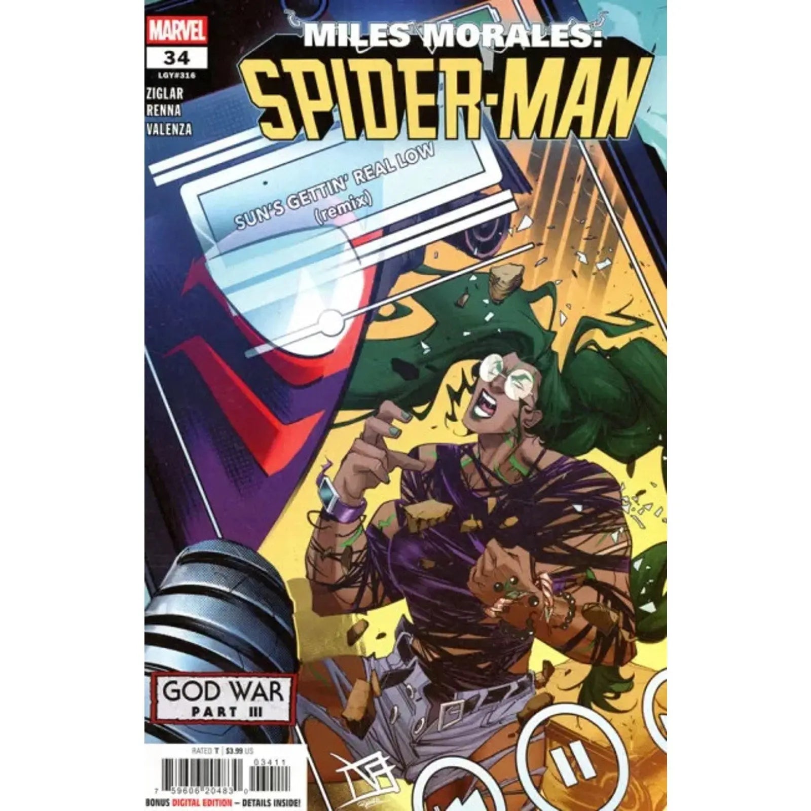Miles Morales: Spider - Man, Vol. 2 34A Federico Vicentini Regular - MOD Shop LLC