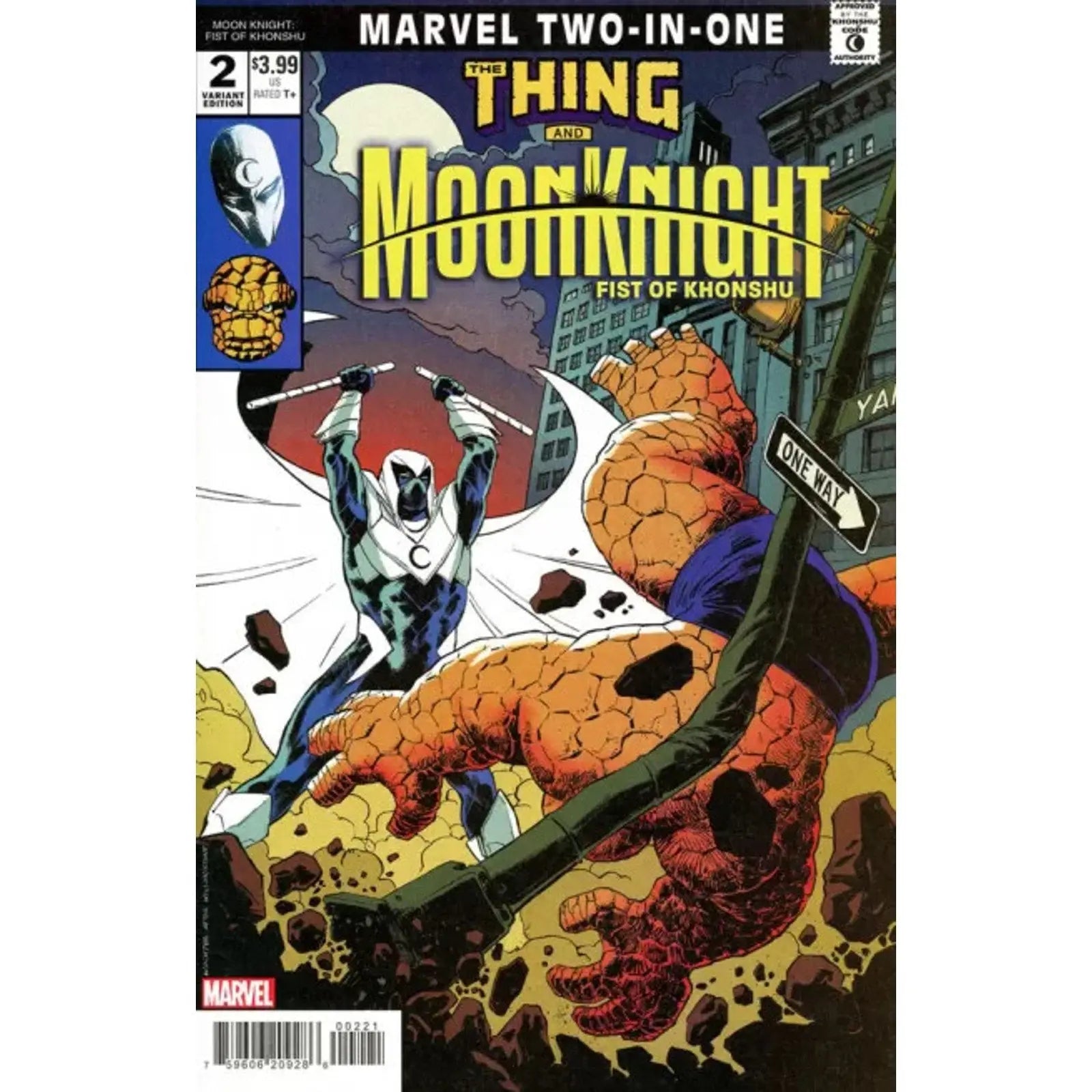 Moon Knight: Fist of Khonshu 2B Dave Wachter Marvel Two - in - One Variant - MOD Shop LLC