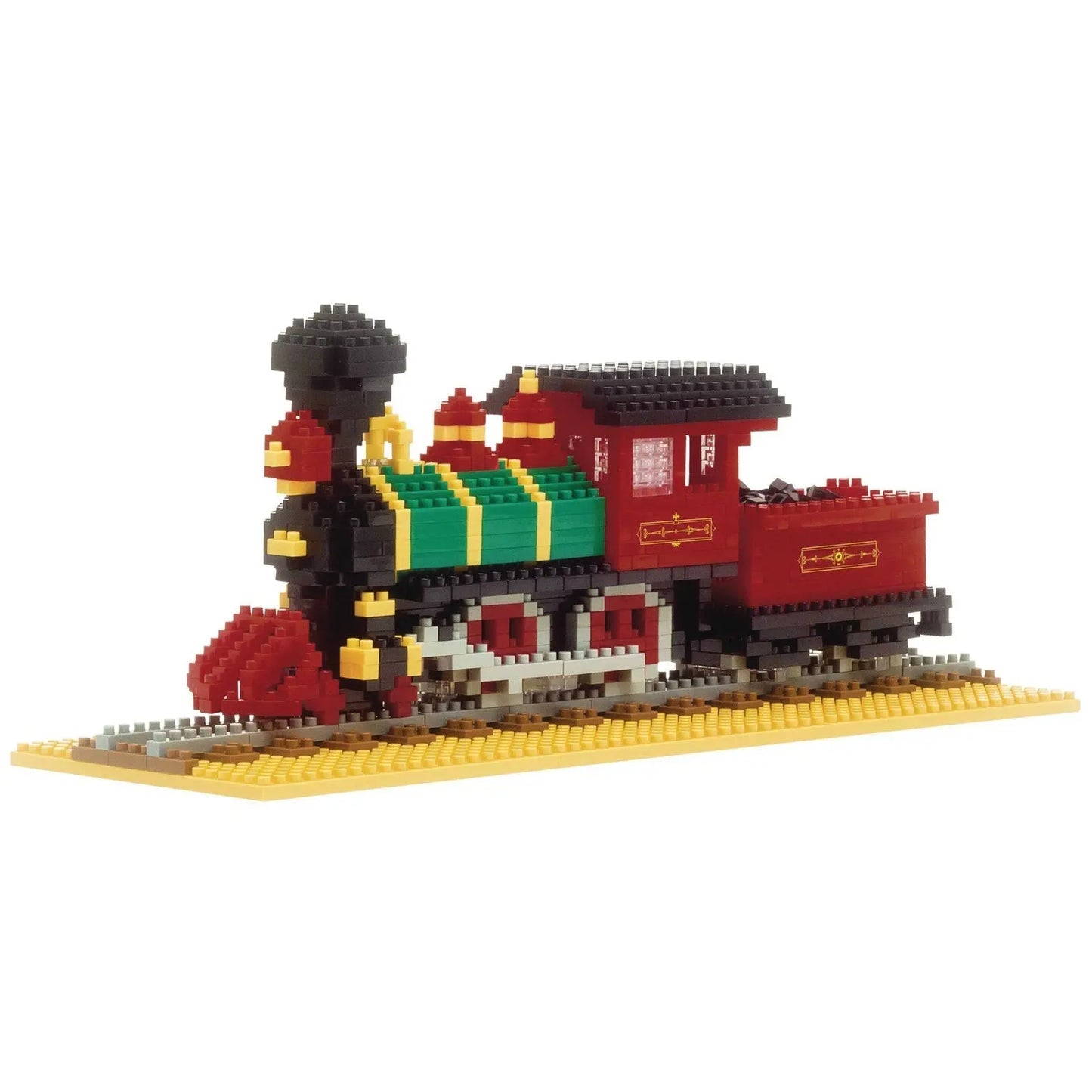 Nanoblock Advanced - Vehicles - Hobby Steam Locomotive 4 - 4 - 0 - MOD Shop LLC