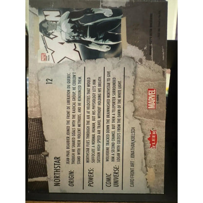 Northstar #12 YELLOW FOIL Slash Parallel Fleer Ultra Wolverine 52/90 - MOD Shop LLC