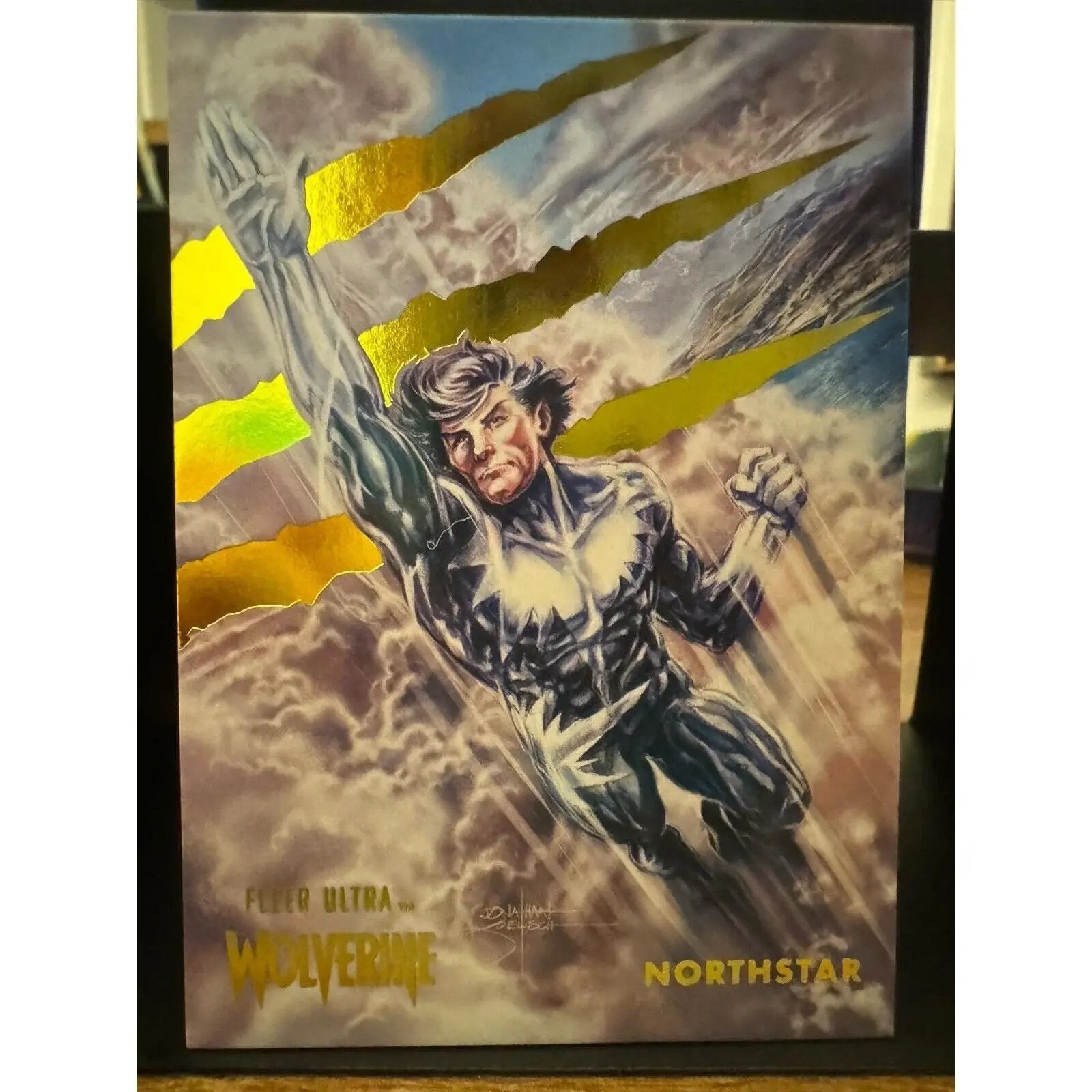 Northstar #12 YELLOW FOIL Slash Parallel Fleer Ultra Wolverine 52/90 - MOD Shop LLC