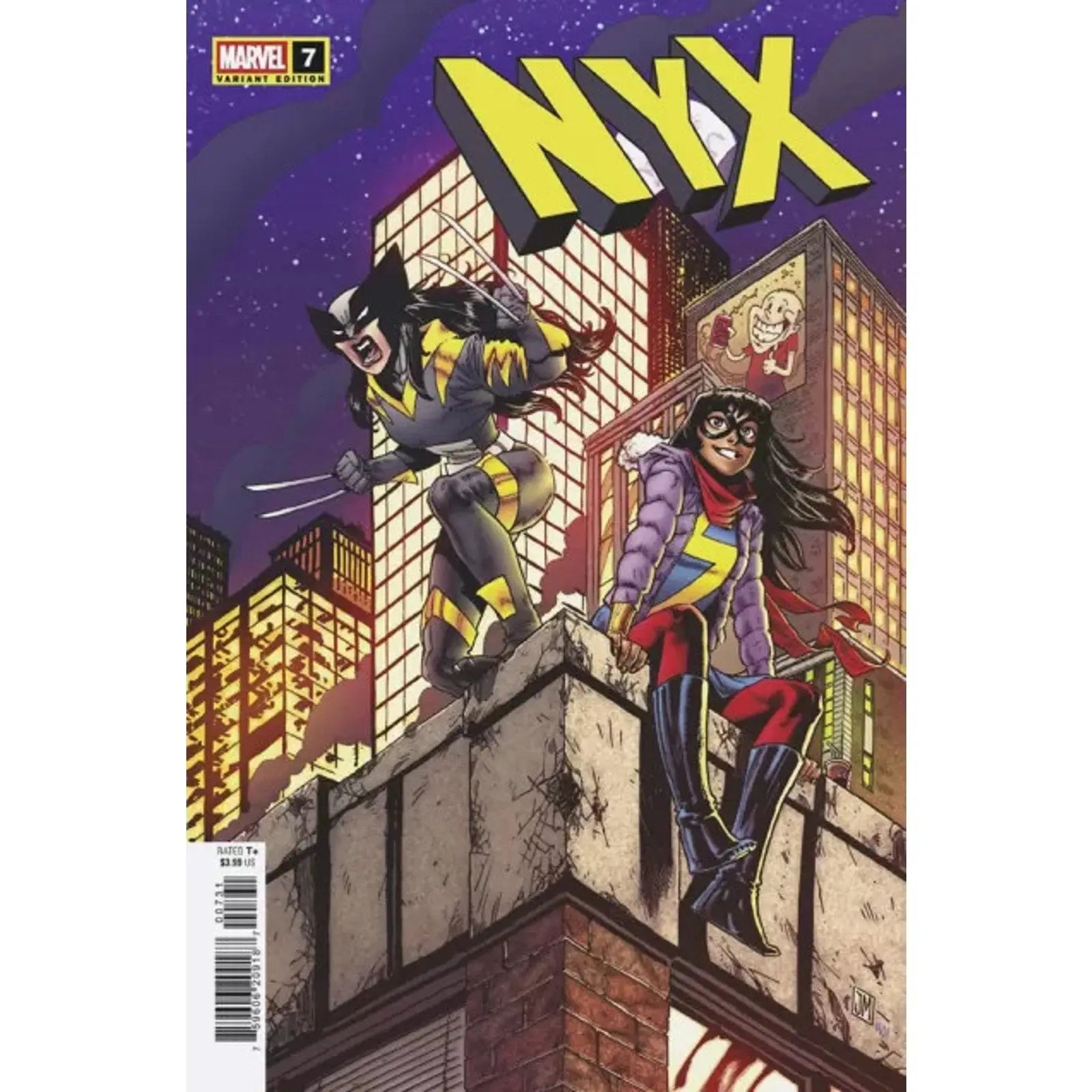 NYX (Marvel), Vol. 2 7C Justin Mason Variant - MOD Shop LLC