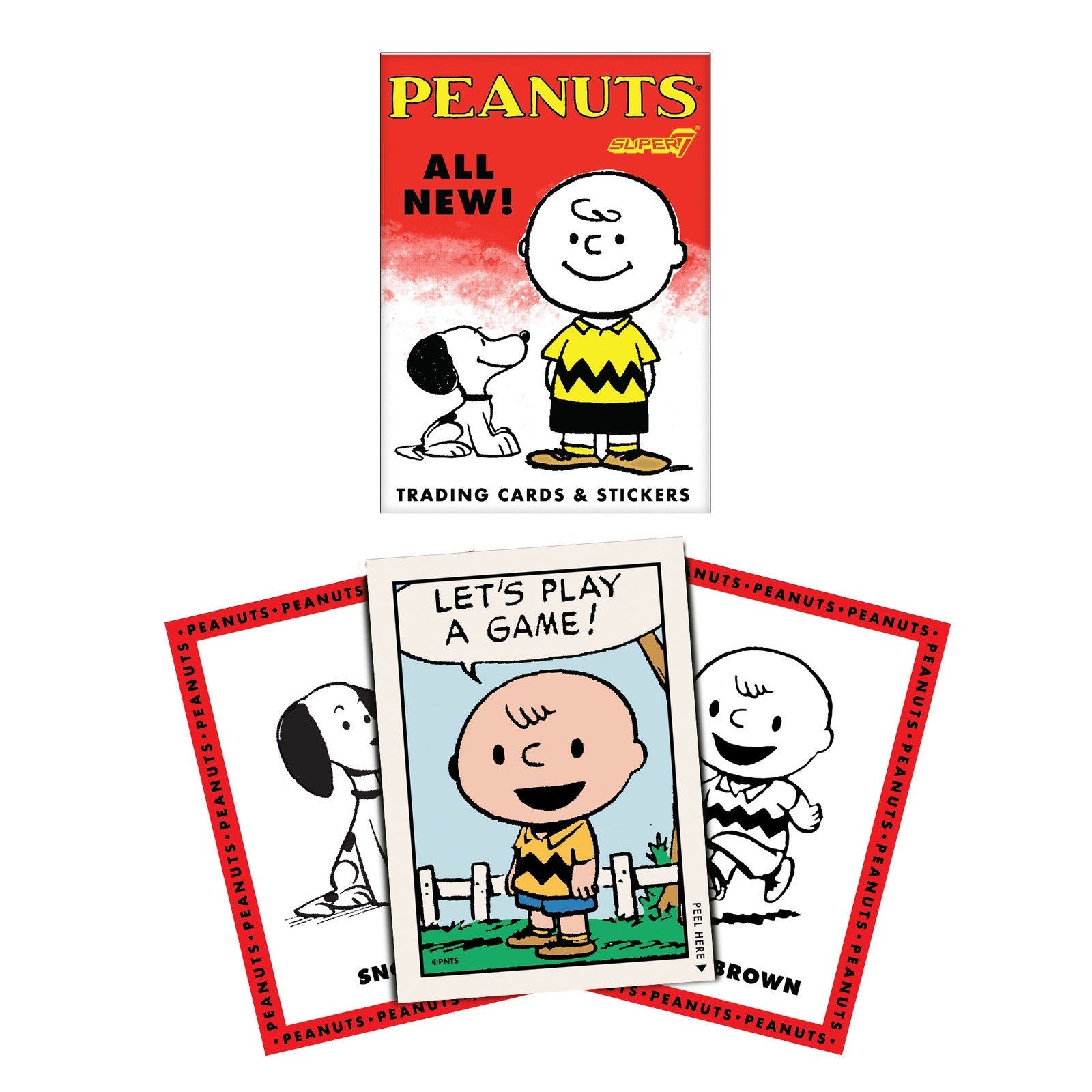Peanuts Wax Pack Super7 Trading Cards Box - MOD Shop LLC