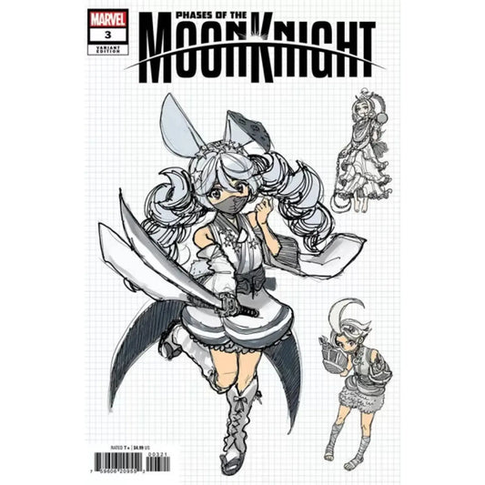 Phases of the Moon Knight 3B Yuji Kaku Design Variant - MOD Shop LLC